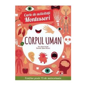 Carte de activitati Montessori: Corpul uman - Chiara Piroddi imagine