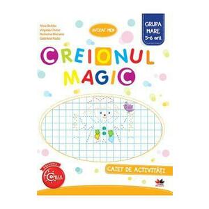 Creionul magic - Caiet de activitati - Grupa mare 5-6 ani - Nina Beldie imagine