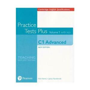 Cambridge English Qualifications. Practice Tests Plus Vol.1 C1 Advanced - Nick Kenny, Jacky Newbrook imagine