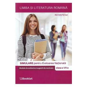Limba si literatura romana - Simulare pentru Evaluarea Nationala - Clasa 7 - Marinela Pantazi imagine