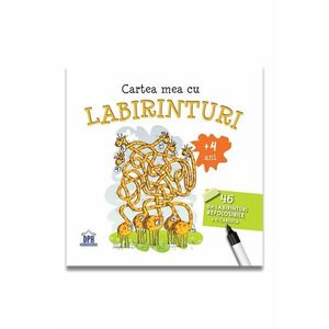 Cartea mea cu LABIRINTURI - 46 de labirinturi refolosibile + o carioca (+4 ani) imagine