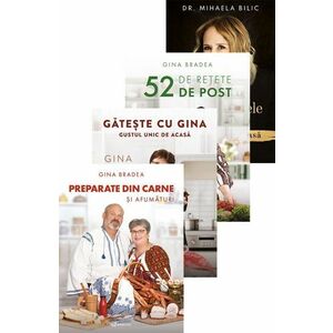 Pachet Gina Bradea - 3 Carti + Ingredientele care ne fac viața mai frumoasă imagine