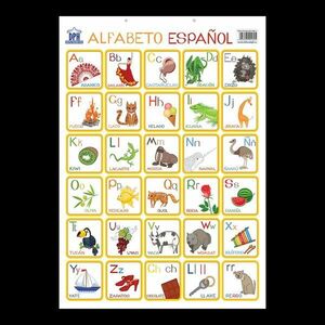Plansa - Alfabetul ilustrat al limbii spaniole imagine