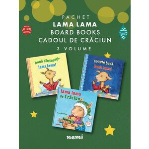 Pachet Lama Lama board books Cadoul de Crăciun 3 vol. imagine