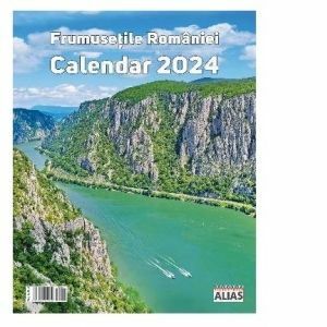 Calendar de perete - Frumusetile Romaniei (12+1 file) 2024 imagine