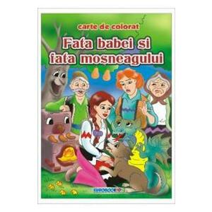 Fata Babei si fata Mosului - Carte de colorat ed. 2012 (2.5) imagine