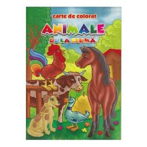Animale de la ferma - Carte de colorat imagine