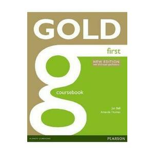 Gold First New Edition Coursebook imagine