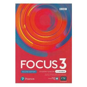 Focus 3 2nd Edition Student's Book + Active Book - Sue Kay, Vaughan Jones, Daniel Brayshaw, Izabela Michalah, Bartosz Michalowski, Beata Trapnell imagine