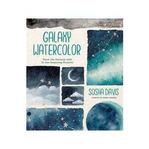 Galaxy Watercolor - Sosha Davis imagine