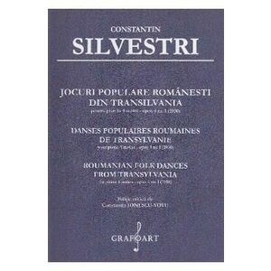 Jocuri populare romanesti din Transilvania pentru Pian la 4 maini Opus 4 Nr.1 - Constantin Silvestri imagine