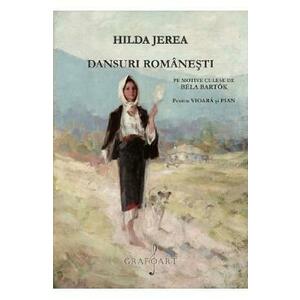 Dansuri romanesti pe motive culese de Bela Bartok pentru vioara si pian - Hilda Jerea imagine