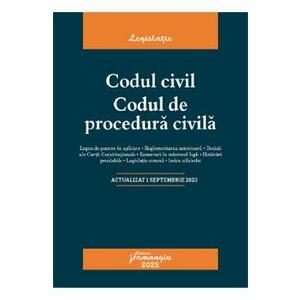 Codul civil. Codul de procedura civila Act. 1 Septembrie 2023 imagine