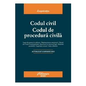 Codul civil. Codul de procedura civila Act. 6 ianuarie 2023 imagine