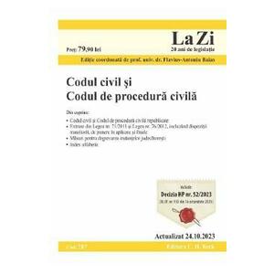 Codul civil si Codul de procedura civila Act. 24 octombrie 2023 - Flavius-Antoniu Baias imagine