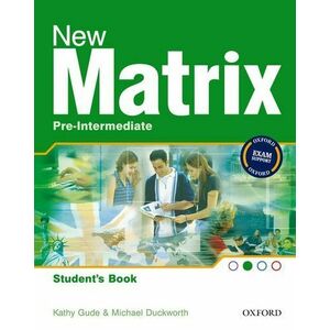New Matrix Pre-Intermediate Student's Book- REDUCERE 50% imagine