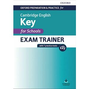 Oxford Prep and Practice for Cambridge English A2 Key for Schools Exam Trainer with Key KET TEST imagine