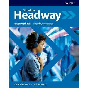 Headway 5E Intermediate Workbook with Key imagine