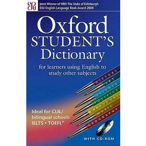 Oxford Student's Dictionary with CD-Rom 2E imagine