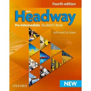 New Headway 4E Pre-Intermediate Student's Book imagine