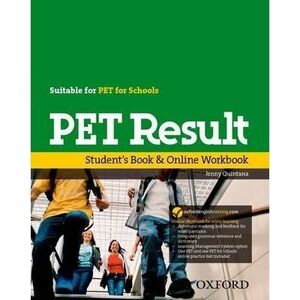 PET Result: Student's Book & Online Workbook imagine