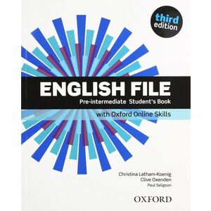 English File 3E Pre-Intermediate Student's Book with Oxford Online Skills imagine