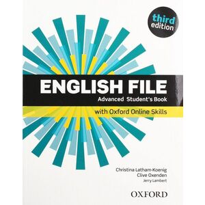 English File 3E Advanced Student's Book with Oxford Online Skills imagine