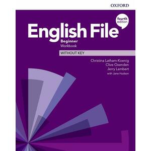 English File 4E Beginner Workbook Without Key imagine