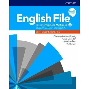 English File 4E Pre-Intermediate Student's Book/Workbook Multi-Pack A imagine
