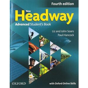 New Headway 4E Advanced Student's Book with Oxford Online Skills imagine