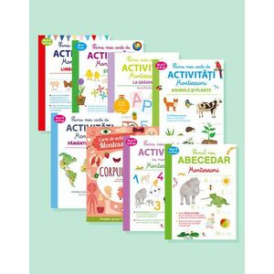 Pachet 8 carti de activitati Montessori imagine