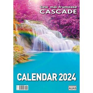 Calendar de perete 2024, 6+1 file Cele mai frumoase cascade imagine