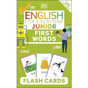 English for Everyone Junior: First Words Flash Cards imagine