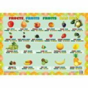 Fructe - Plansa educativa imagine