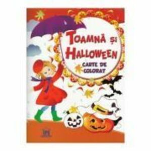 Toamna si Halloween - Carte de colorat imagine