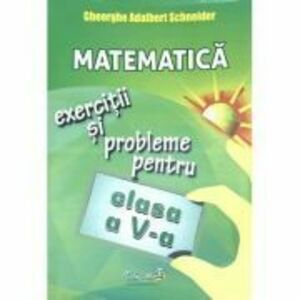 Matematica - Clasa 5 - Exercitii si probleme - Gheorghe Adalbert Schneider imagine