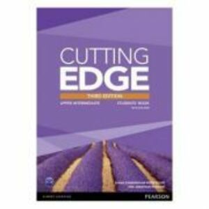 Cutting Edge 3rd Edition Upper Intermediate Students' Book with DVD and MyEnglishLab Pack - Sarah Cunningham imagine