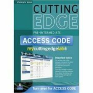 New Cutting Edge Pre-Intermediate Coursebook with CD-Rom and MyLab Access Card Pack - Peter Moor imagine