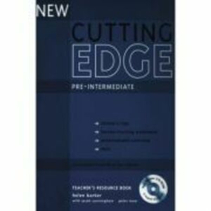New Cutting Edge Pre-Intermediate Teachers Book and Test Master CD-Rom Pack - Helen Barker imagine