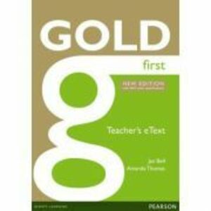 Gold First New Edition eText Teacher CD-ROM - Jan Bell imagine