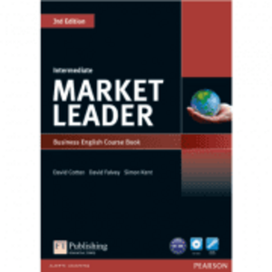 Market Leader 3rd Edition Intermediate Coursebook (with DVD-ROM incl. Class Audio) & MyLab - David Cotton imagine
