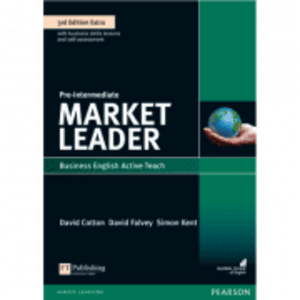 Market Leader 3rd Edition Pre-Intermediate Active Teach CD-ROM - David Cotton imagine