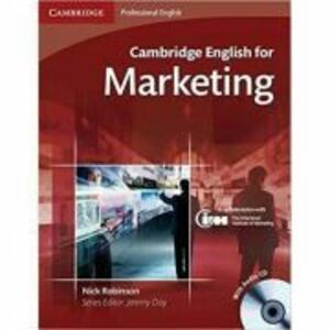 Cambridge: English for Marketing - Student's Book (with Audio CD) imagine