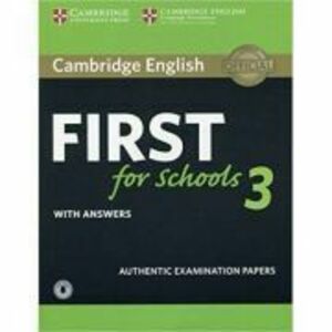 Cambridge English: First for Schools 3 - Student's Book (with Answers and Audio) imagine