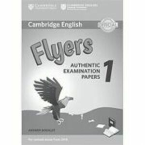 Cambridge English: Flyers 1 - Authentic Examination Papers (Answer Booklet) imagine