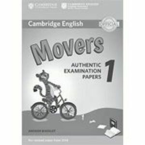 Cambridge English: Movers 1 - Authentic Examination Papers (Answer Booklet) imagine