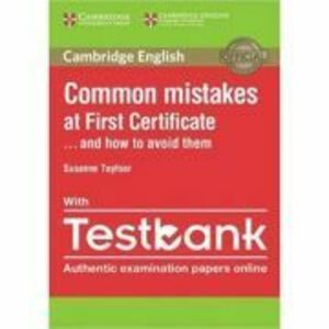 Cambridge English: Common Mistakes at First Certificate and How to Avoid Them Paperback (with Testbank) imagine