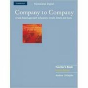 Company to Company - Teacher's Book (Cambridge Professional English) imagine
