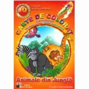 Carte de colorat si activitati practice - Animale din jungla imagine