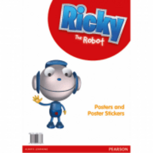 Ricky The Robot Poster and Sticker Pack - Naomi Simmons imagine